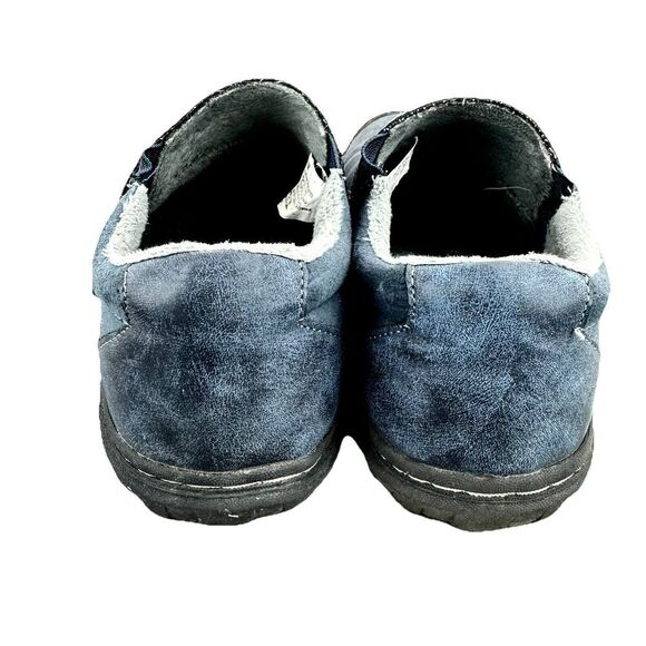 Jambu Moccasin Shoes W 7 Blue Blakely Encore Adjustable Memory Foam Plush Lined - Picture 8 of 14